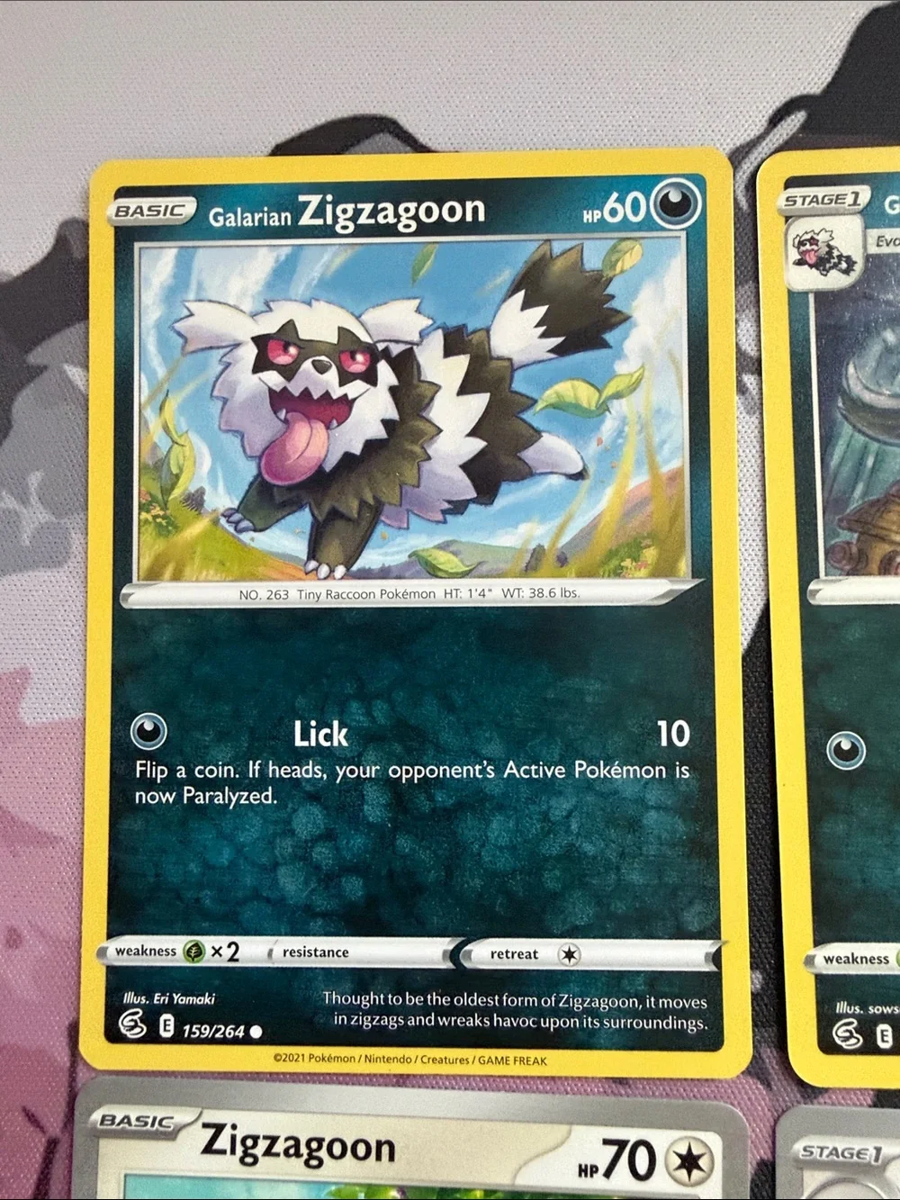Zigzagoon & Linoone Evolution Lot | Fusion Strike + Obsidian Flames | ✨5/$25✨